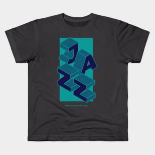 Jazz Every Note Tells A Story Kids T-Shirt